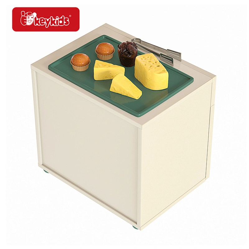 Pretend Play Kitchen Accessories Toy Wooden Toys Oven Playsets with Grilled W10D646